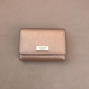 Kate Spade Rose Gold Card Case